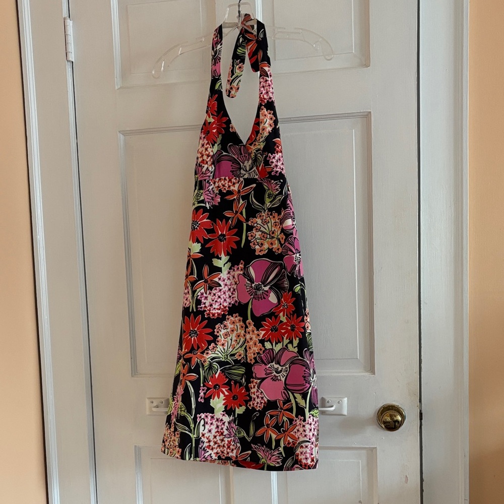 Lilly Pulitzer Red and Black Floral Dress